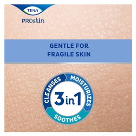 TENA ProSkin Cleansing Cream Cream Rinse-Free Body Wash Tube Mild Scent 8.5 oz. 64425 1 Ct