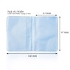 Lxnoap Plastic Wallet Insert Credit Card Holder Transparent (10 page