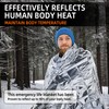 Deecam 6 Pack Mylar Emergency Thermal Foil Survival Space Blankets