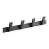 SOTECH Blackline ALBUS Coat Rack 345 mm with 4 Hooks