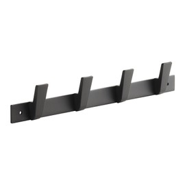 SOTECH Blackline ALBUS Coat Rack 345 mm with 4 Hooks Black Powder Coated