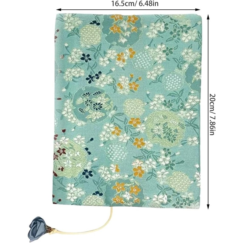 PACKOVE Funda De Libro De Tela Ajustable Protectora Y Decorativa