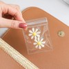 GSHLLO 100 Pcs Clear Small Plastic Bags Jewelry Ziplock Bags