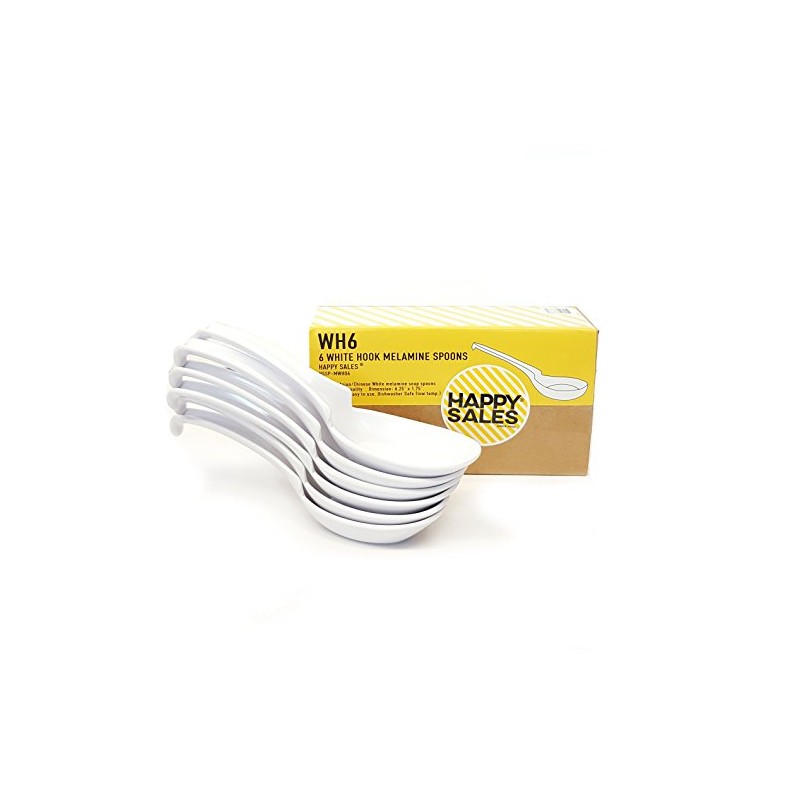 Happy Sales Melamine Soba, Rice Spoons, Chinese Won Ton Soup