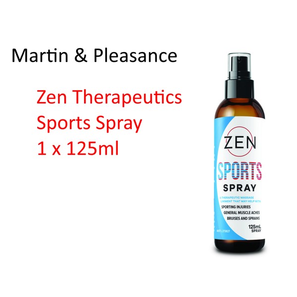 Martin & Pleasance ZEN Therapeutics Sports Spray 125ml Relieve pain inflammation