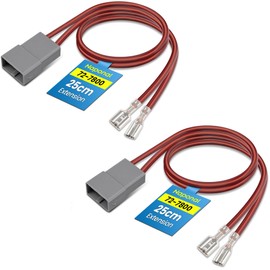 72-7800 Speaker Harness,Thicker and Longer Speaker Wire Cable,Professional Car Door Speaker Wiring Harness Adapter Connector Plug for Honda Civic Ridgeline Accord Element Acura CRV CL TL Integra(2PCS)