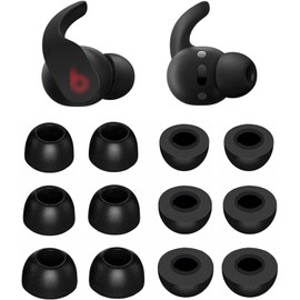 ALXCD Foam Ear Tips Compatible with Beats Fit Pro, S/M/L 3 Sizes 6 Pairs Soft Memory Foam Earbuds Tips Replacement Eartips, Compatible with Beats Fit Pro, 6 Pairs Black sml