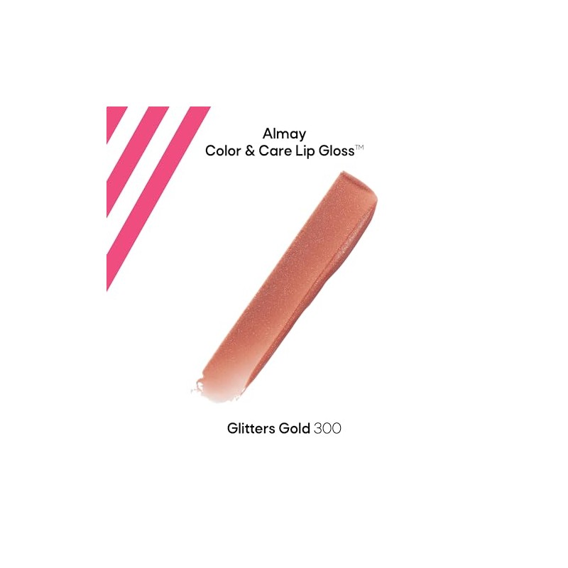 Brillo Labial Almay Color & Care Lip Gloss tono Glitters