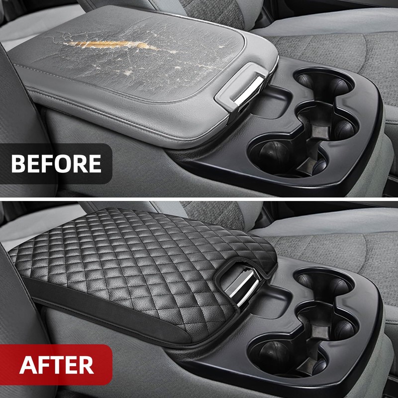 GAWAF Center Console Cover Fit for 2013-2018 Dodge Ram 1500