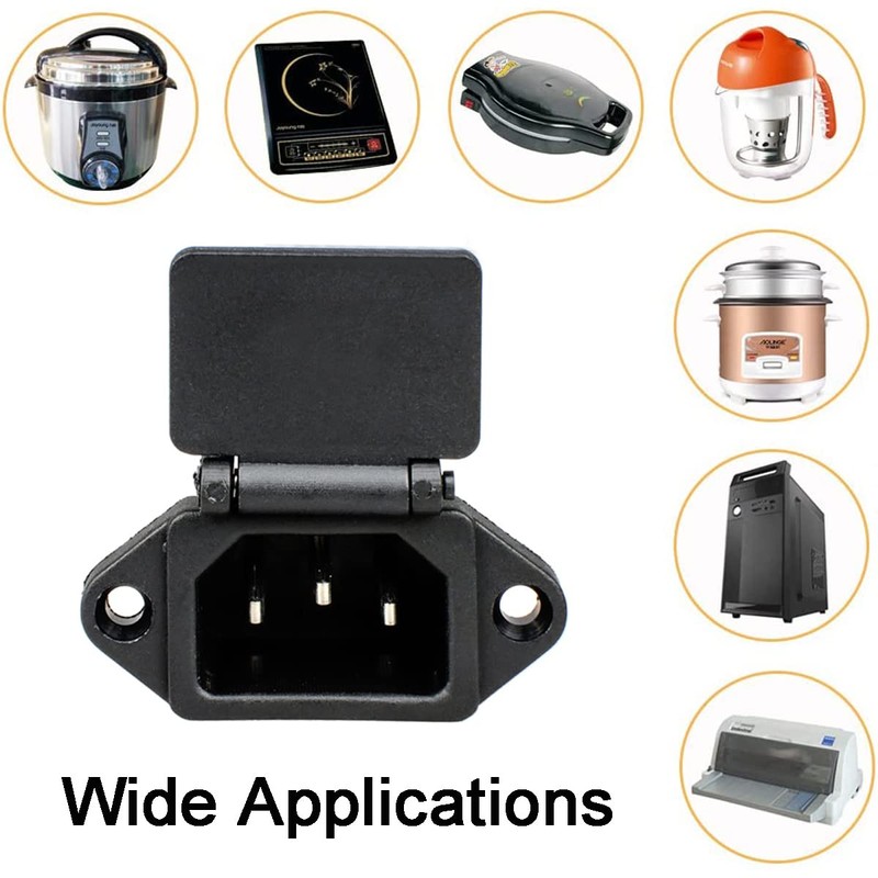 Greluma Pack of 5 C14 Plug Adaptor Switch Panel Installation