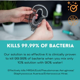 Blakmint Aligner Care Kit, 3 Chewies, 1 Removal Hook, 250ml Cleaning Solution, 1 Storage Case (Mint)