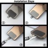 12 Pack Phone Tether Tab, Cellphone Lanyard Tab with Metal