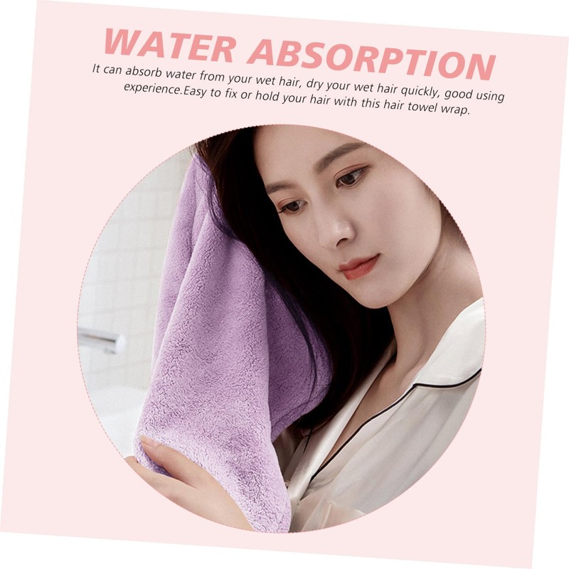Ipetboom Microfibre Hair Towel 3pcs Microfiber Hair Towel Display Items
