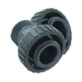 IPW Industries Inc-Clack (V3007-05)-Fitting 1-1/4" Plastic Male NPT Assembly WS1