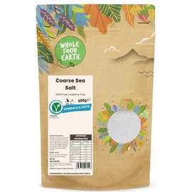 Wholefood Earth Coarse Sea Salt 500 g | GMO Free | Additive Free
