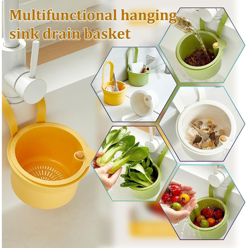 Sink Strainer, Snap Button Sink Strainer, Snap Kitchen Drain Basket,