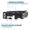 Buckle-Down PC-W34214-NL Dog Collar Plastic Clip Buckle, 1/2"x9"-15", Smiling Panda