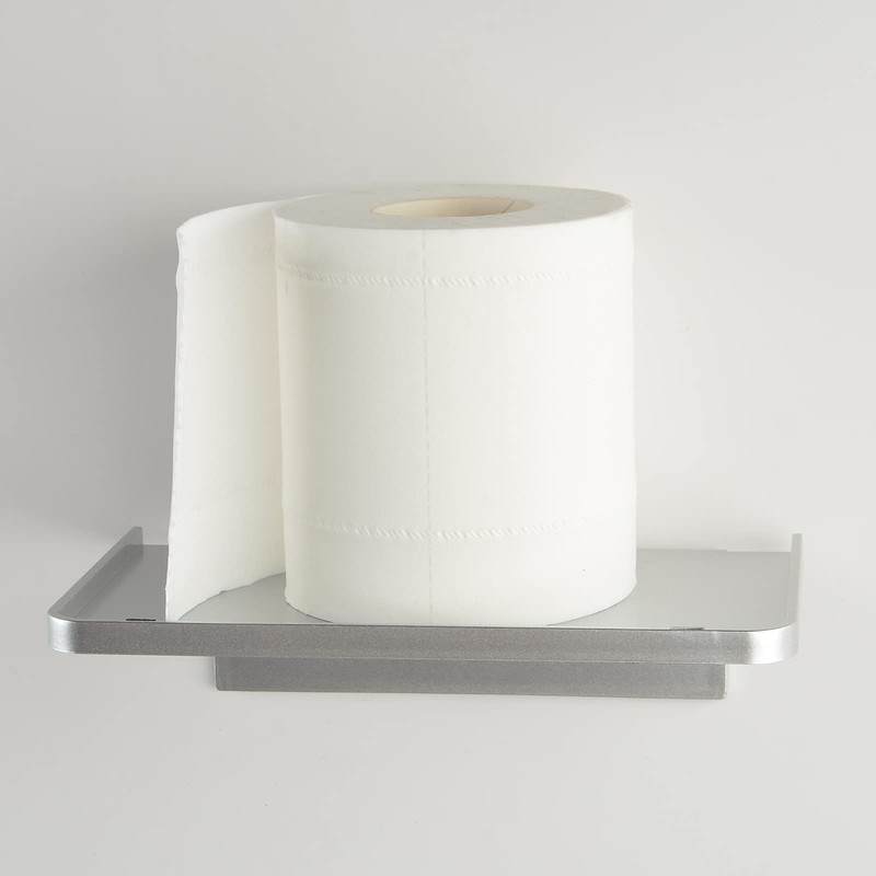 JDYOOMI Acrylic Floating Wall Shelves - Small Stick-on Wall Mounted