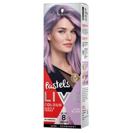 Schwarzkopf LIVE Colour Pastels Lilac Blush, Semi-permanent Hair Colour,Lasts Up to 8 Washes