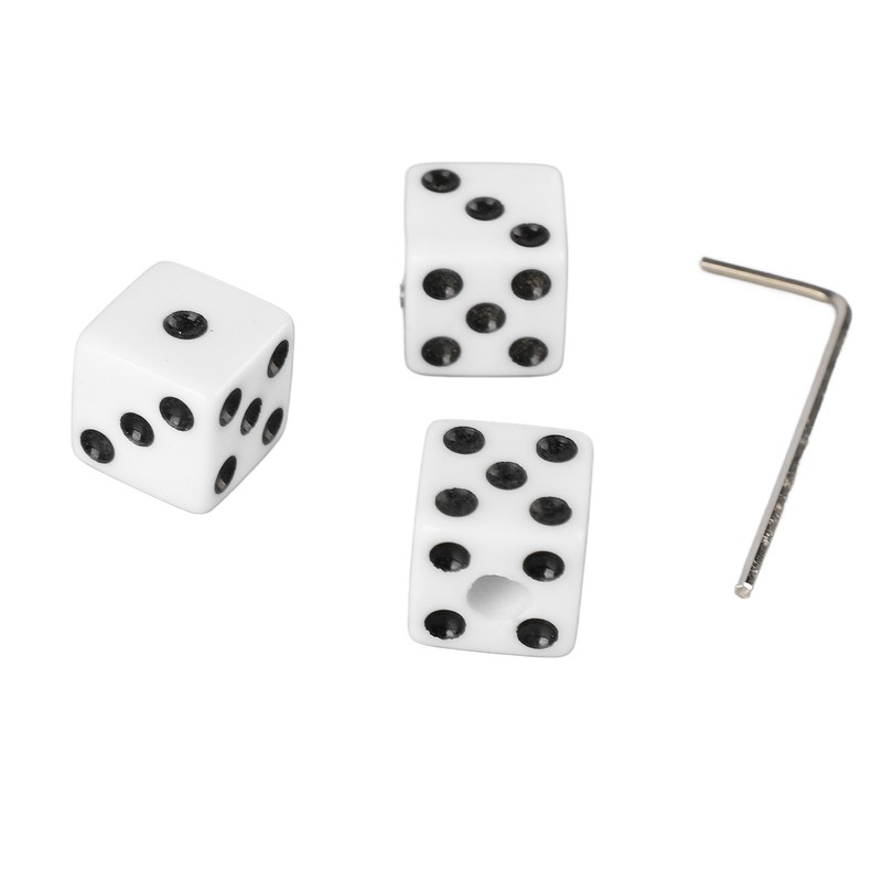 3PCS Guitar Volume Control Knobs Dice Shape Speed Control Knobs