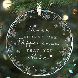 Baokcotei Farewell Gifts for Coworkers - Never Forget The Difference That You Make Keepsake - Going Away, Goodbye, Appreciation, Retirement Gifts for Women, Men, Coworker, Boss, Friends