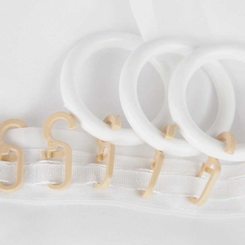 Pack of 50 Folding Hooks for Curtain Rings with up