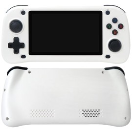 Retro Handheld Game Console with 15000+ Games, HD Gaming Controller, Built-in Multiple Emulators for PS1, for N64, 64GB Storage, 4.3-Inch LCD, TV Output, Long Battery Life(White)