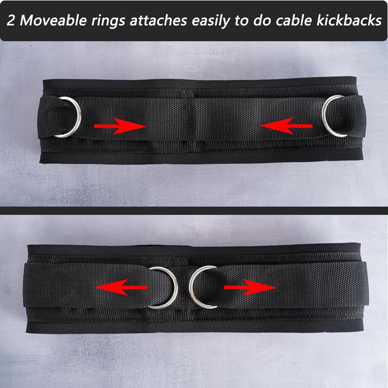 TONLOOEEL Adjustable Waist Belt Soft Neoprene Padded Belt with 2