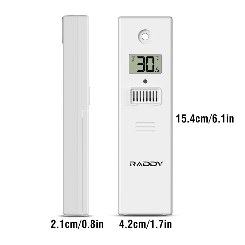 Raddy R5 Indoor Outdoor Wireless Remote Sensor for VP7 Professional