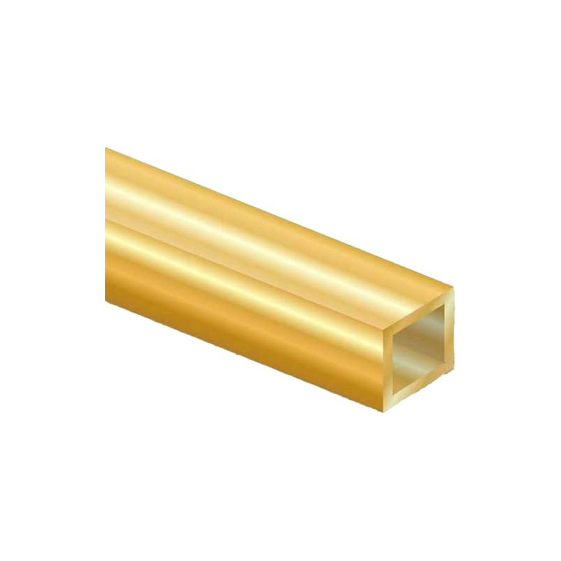 Green Stuff World Square Brass Tubes 3mm 11045