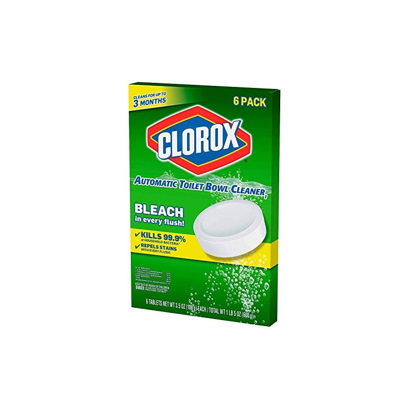 Clorox Limpiador automático para inodoro de 3.5 onzas, paquete de