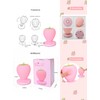 WLHONG Strawberry Night Light,Cute Silicone Strawberry Lights Kawaii Room Decor,USB