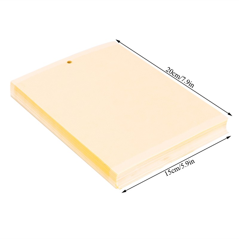 50Pcs Double Sided Insect Yellow Catching Board Sticky Flying Insect