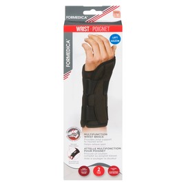 Formedica – Multifunctional Wrist Brace – 9’’ – Black – Left – Large/XLarge