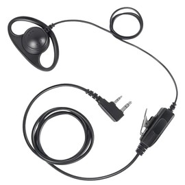 Renastar D Shape Headset with Mic Walkie Talkie Earpiece for Motorola Mag One BPR40 CLS1110 CLS1410 CP185 CP200 CP200D DLR1020 DLR1060 DTR650 DTR700 RDM2070D RDU4100 Two Way Radio