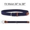 GAEKEAO Elastic Braided Belt for Men 1 3/8" Stretch Woven