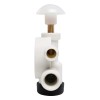 fagu7386 RV Upgraded Toilet Water Valve Assembly 385314349 For Dometic