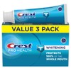 Crest Base Pro-Health Whitening Toothpaste (4.3oz) Triple Pack, Teeth Whitening