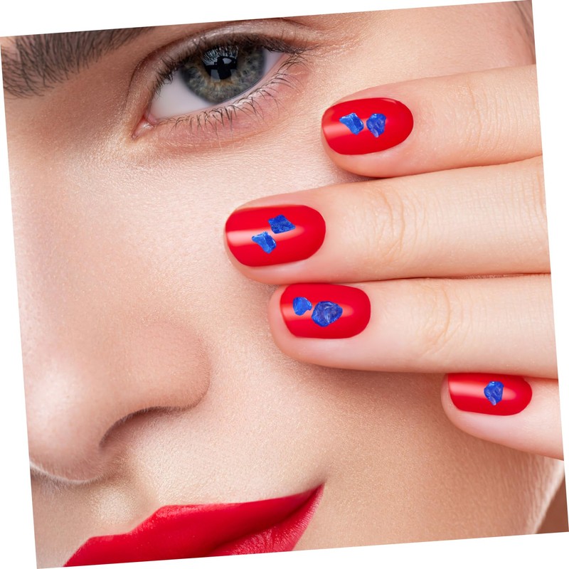 DOITOOL 1bag Irregular Crushed Glass Charms for Nail Art Crafting