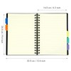 Kesote Subject Notebook with Multicolor Pen, Wire Bound Notebook 300