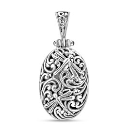BALI LEGACY Filigree Dragonfly Pendant for Women Men 925 Sterling Silver 6.8 g Birthday Mothers Day Gifts for Women