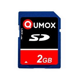 QUMOX 2GB 2048MB SD Memory Card for Camera Phone mp3 mp4 fm Transmitter 2pcs Pack