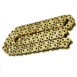 Thomletha Gold Color 520 Pitch 114 Links O-Ring Drive Chain Replacement for Most Motorcyles 520 x 114