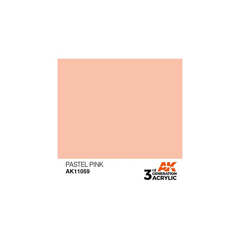 AK Interactive 3rd Gen Acrylic Pastel Pink 17ml