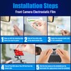 ROVE Windshield Electrostatic Films, 5-Pack, for Front Dash Cam Mounting