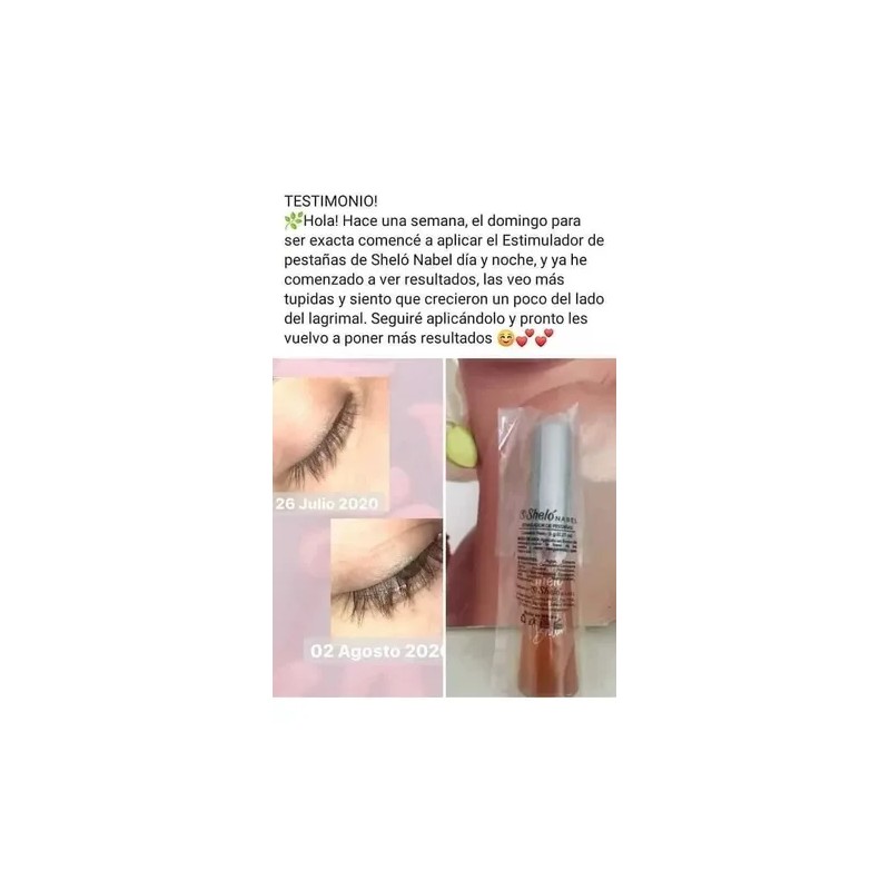 2 Serúm Estimulador De Pestañas Cejas Para Crecimiento