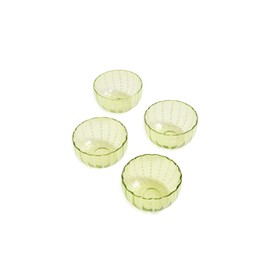 Zafferano Perle Small Bowl Set of 4, Apple Green, One Size