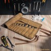 Wrench roll, 16OZ Waxed Canvas Tool Storage Roll Up Pouch