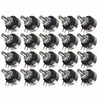 20Pcs Potentiometer Carbon Film Single Turn Accessory Set Kit for