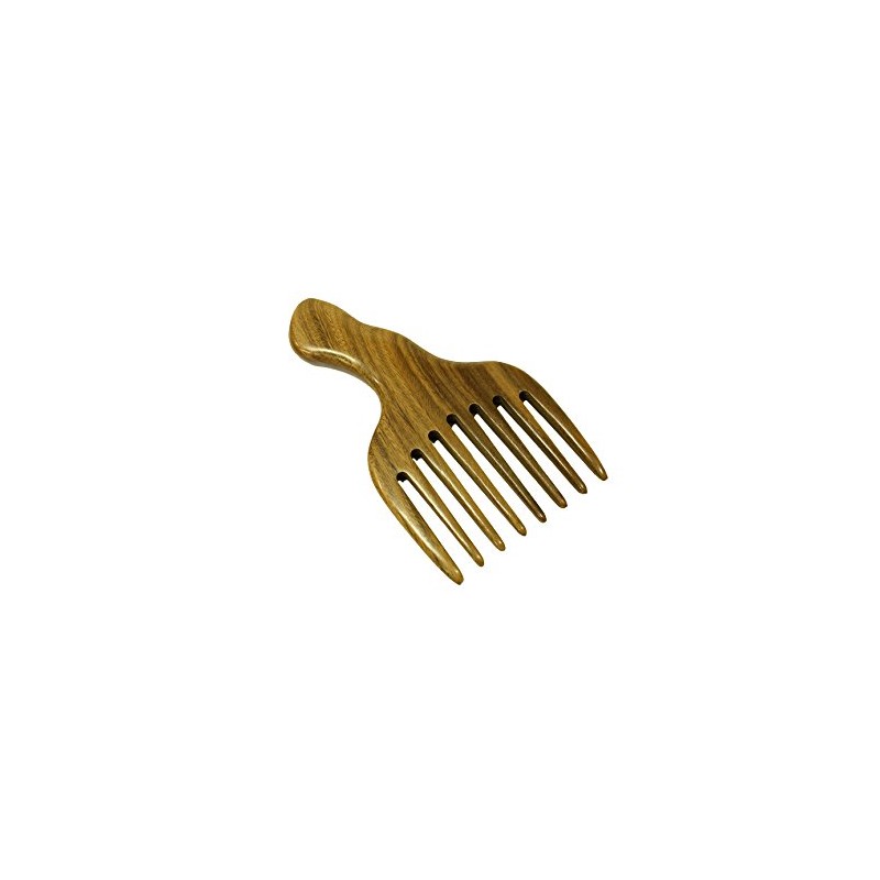 Hair Pick Wide Tooth Sandalwood Hair Comb - WC031 by